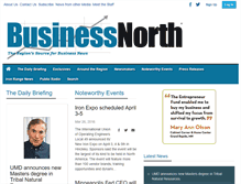 Tablet Screenshot of businessnorth.com